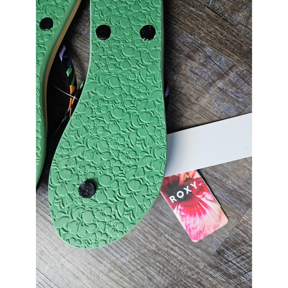 Roxy w portofino III flip flops NWT size 9 - Picture 4 of 5